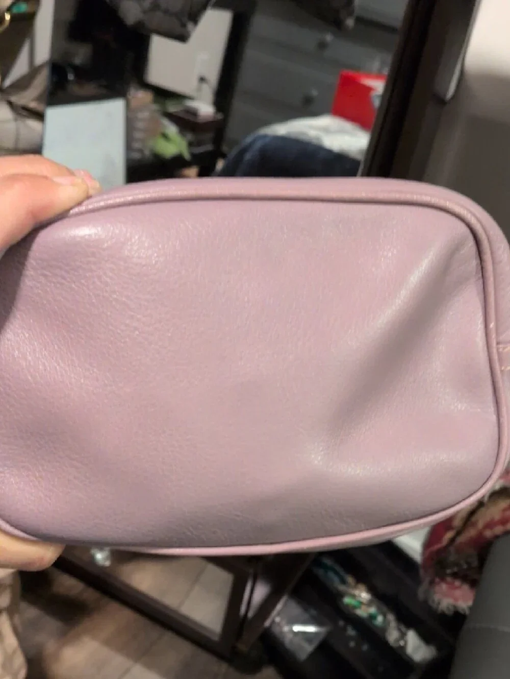Marc Jacobs Lilac‎ Leather Cosemetic Bag